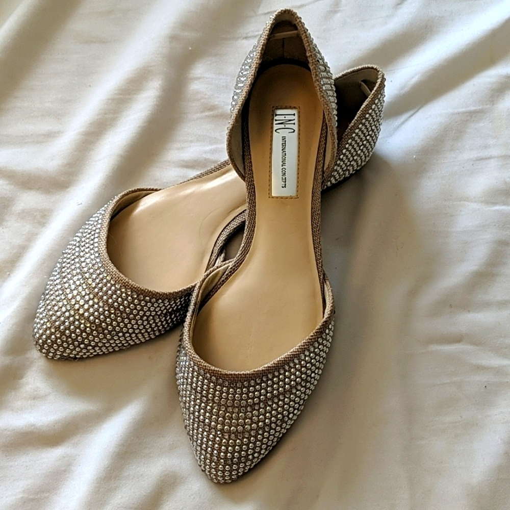 🔥INC sparkly flats